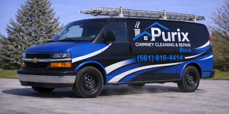 Our Service Van At The Location